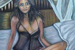 Awakening, oil on canvas, cm 50x70, 2005