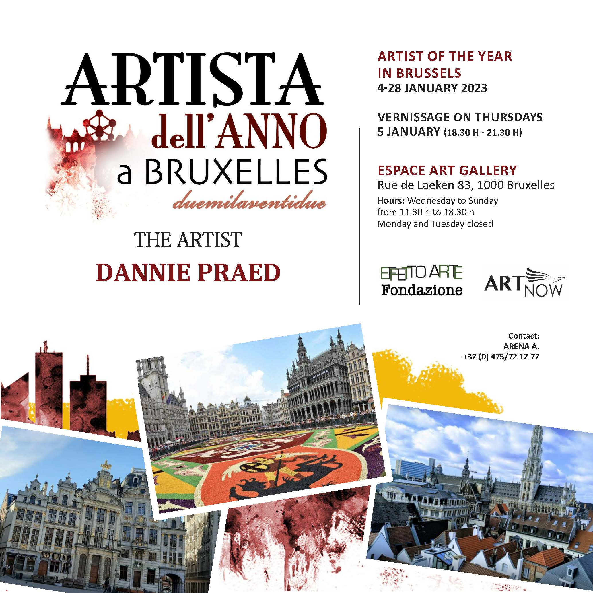 Artista dell’Anno 2022 a Bruxelles